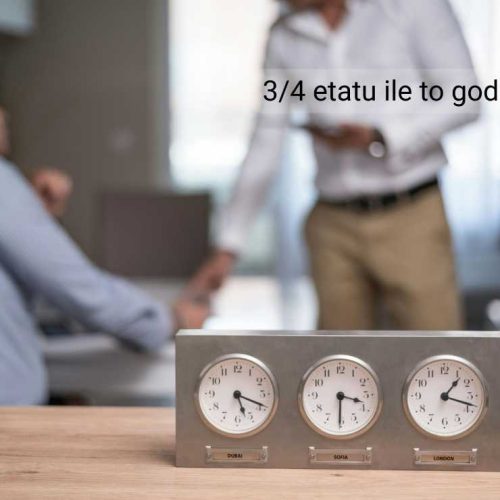 3/4 etatu – wymiar godzinowy: definicja i zasady obliczania czasu pracy