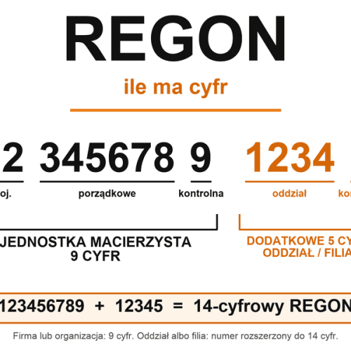 Ile cyfr ma REGON? Numer 9 i 14-cyfrowy – budowa, nadawanie i sprawdzanie