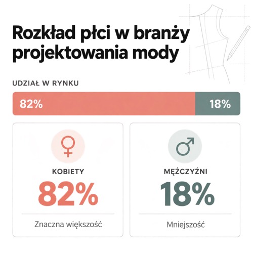 projektant mody - więcej kobiet czy mężczyzn w zawodzie